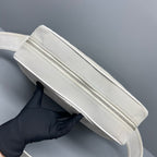 Chanel Canvas Gray Shoulder Bag