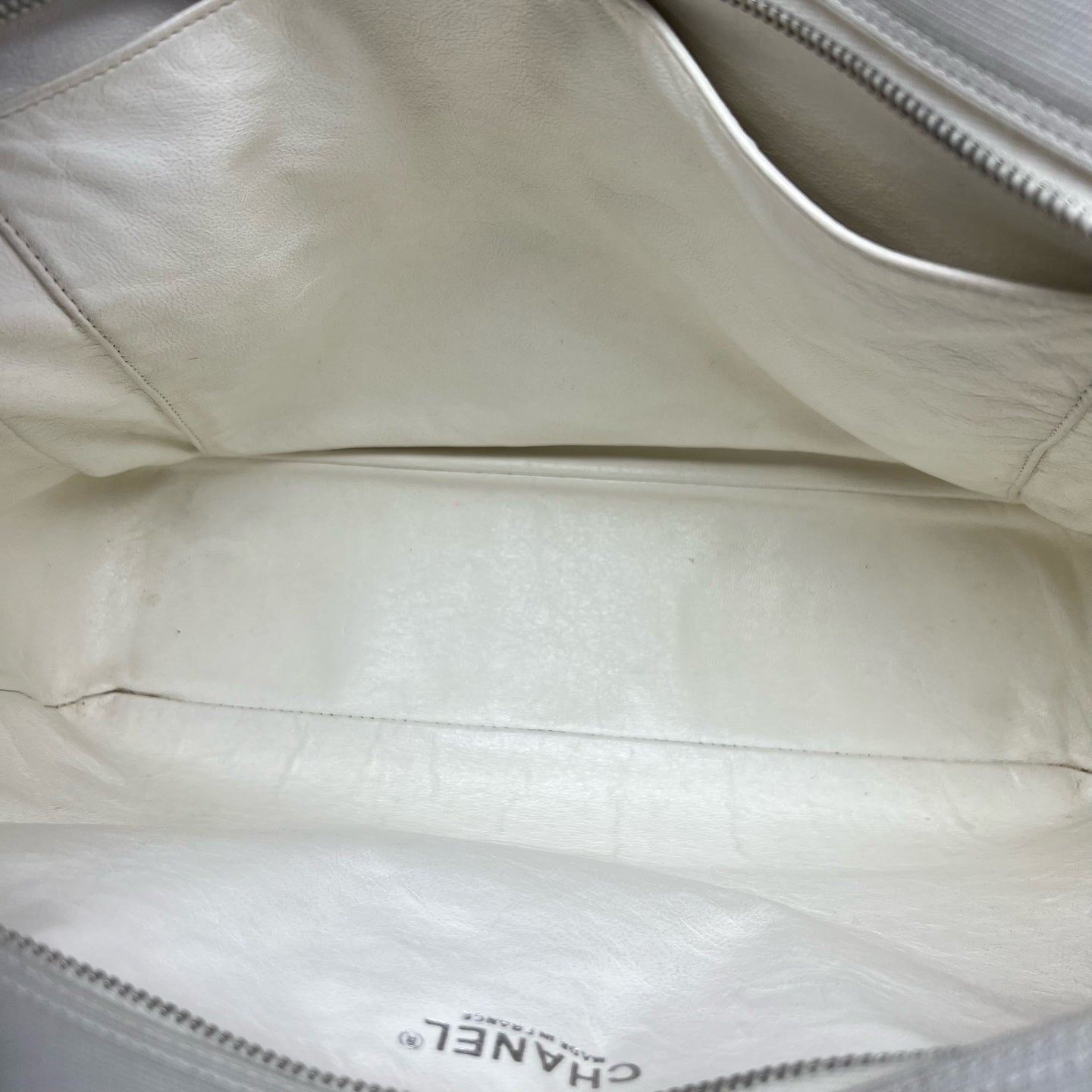 Chanel Canvas Gray Shoulder Bag