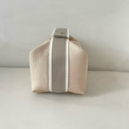 Hermes Canvas Beige Satchel 916484