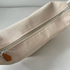 Hermes Canvas Beige Satchel 916484