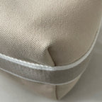 Hermes Canvas Beige Satchel 916484