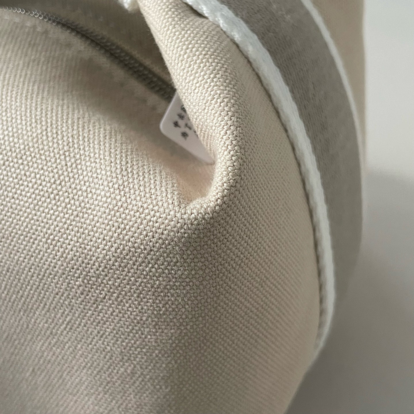 Hermes Canvas Beige Satchel 916484