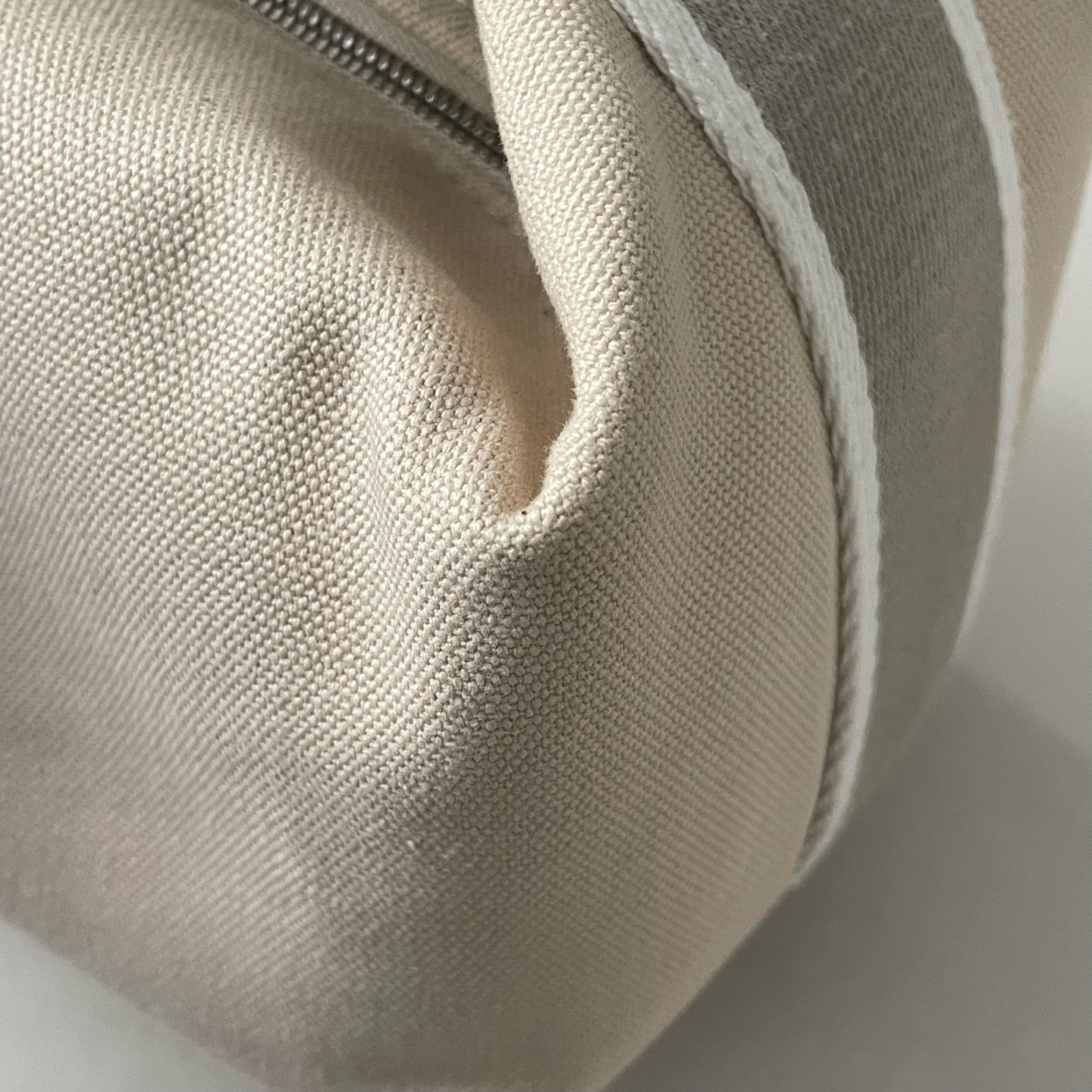 Hermes Canvas Beige Satchel 916484