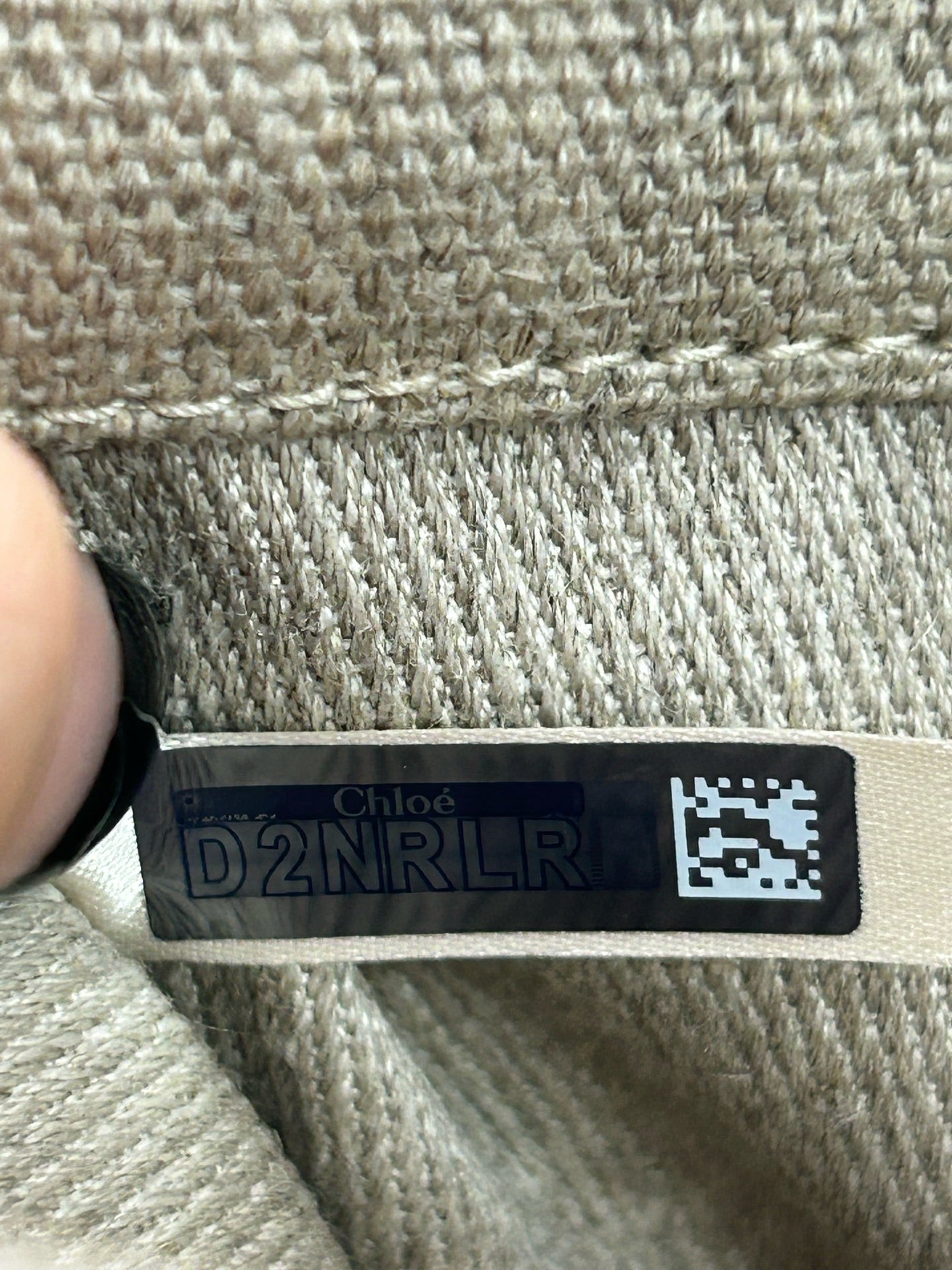 Chloe Canvas Shoulder Bag
