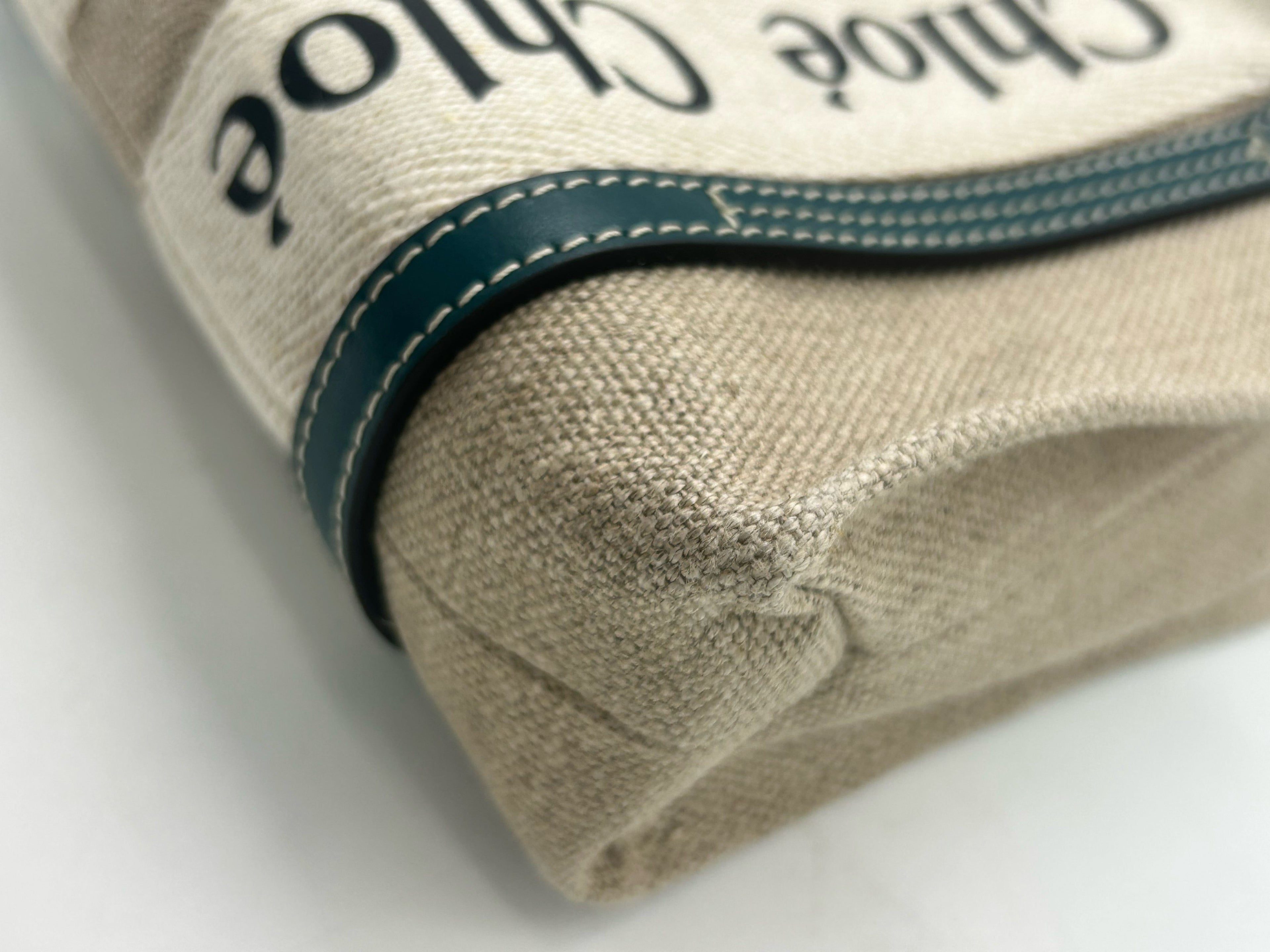 Chloe Canvas Shoulder Bag
