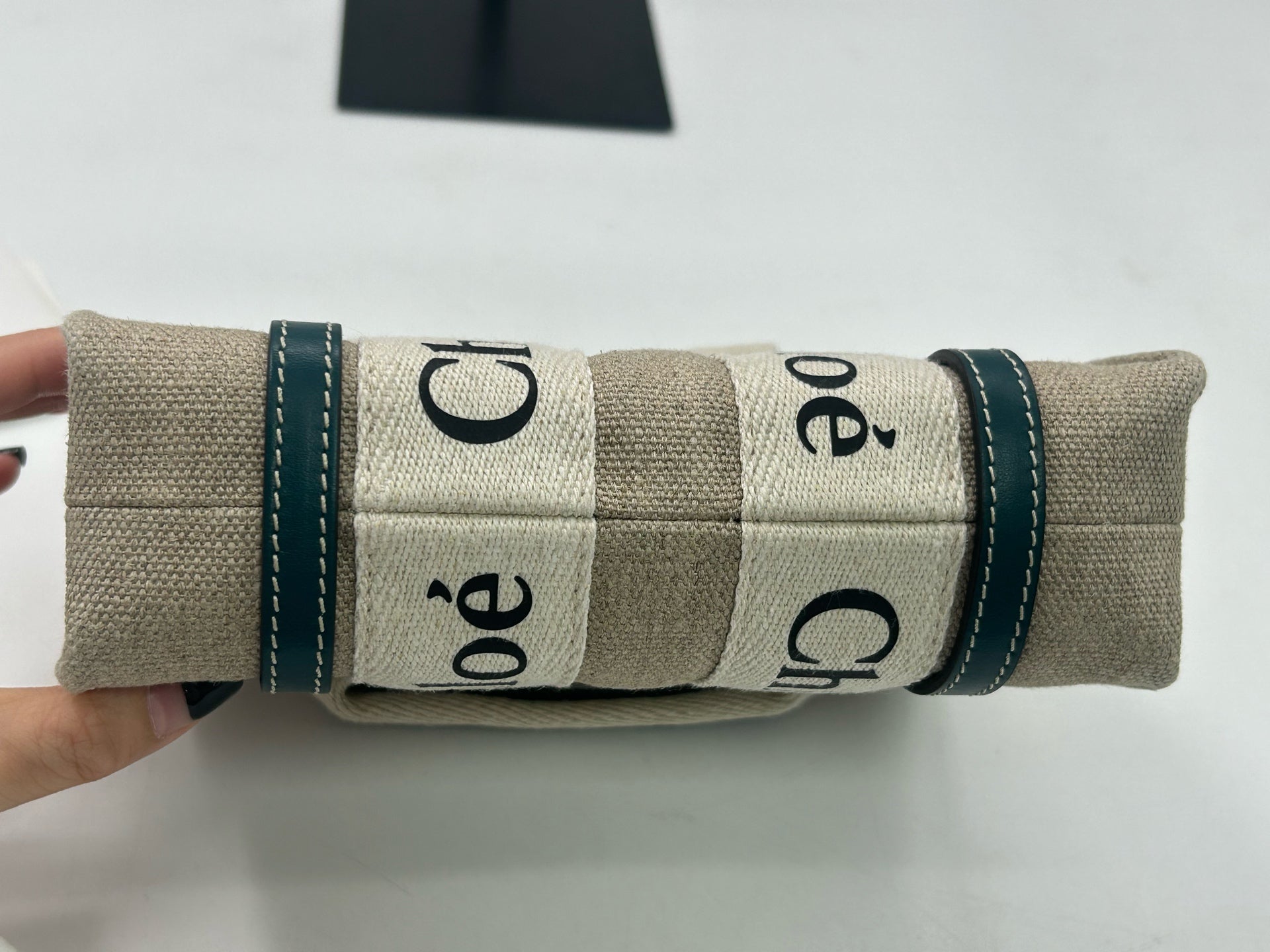 Chloe Canvas Shoulder Bag