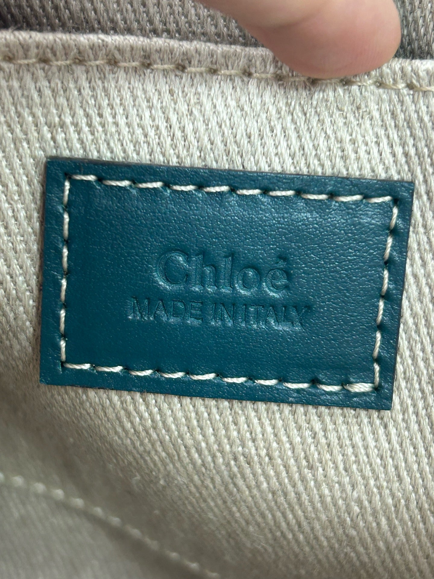 Chloe Canvas Shoulder Bag