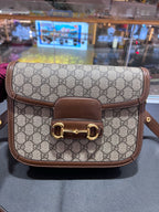 Gucci Gucci Horsebit 1955 Collection Canvas Beige 602204 92TCG 8563