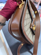 Gucci Gucci Horsebit 1955 Collection Canvas Beige 602204 92TCG 8563