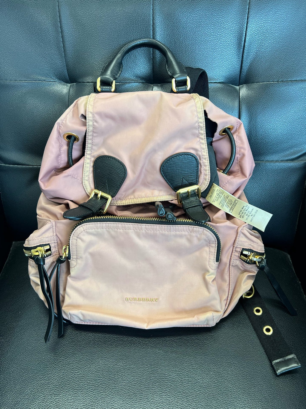 Burberry Cordura Pink Backpack