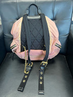 Burberry Cordura Pink Backpack