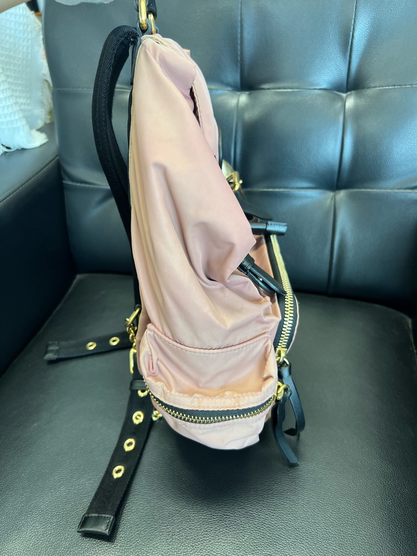 Burberry Cordura Pink Backpack