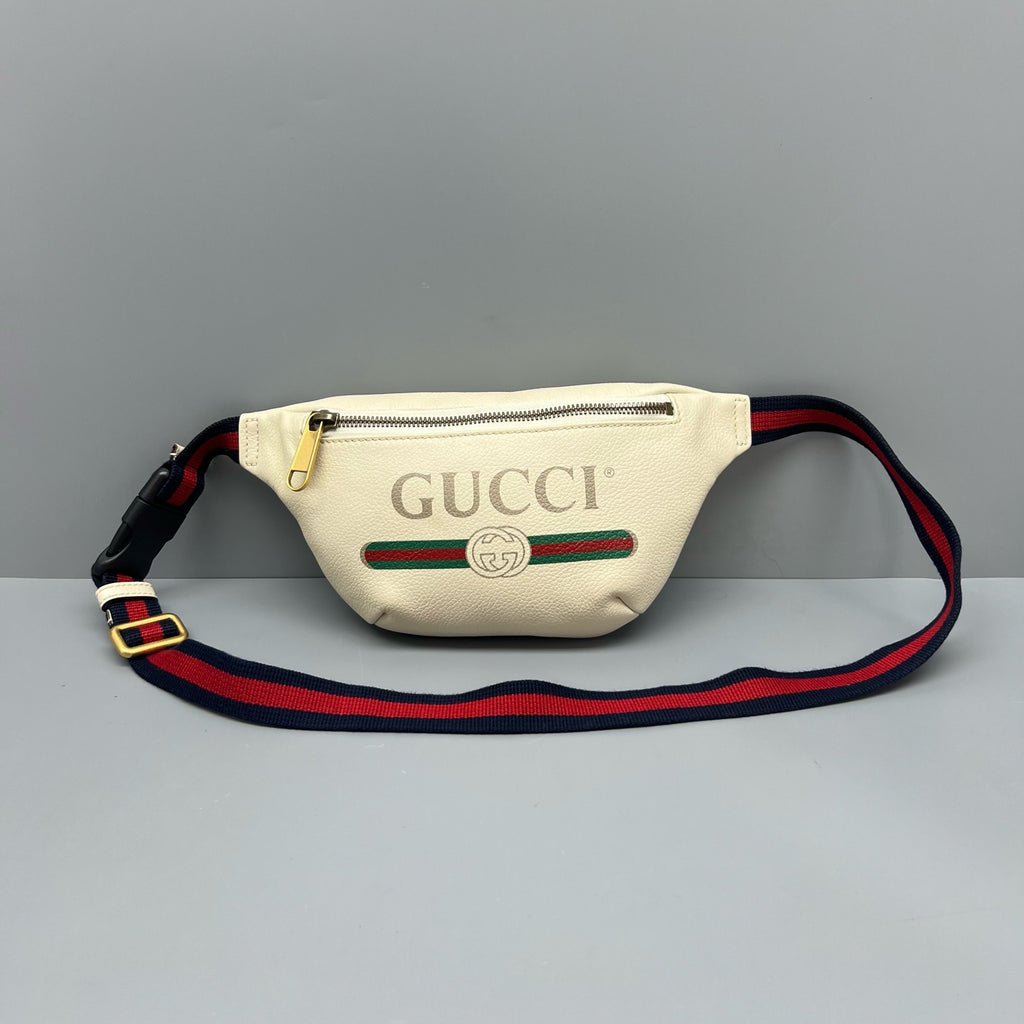 Gucci White Sling Bag