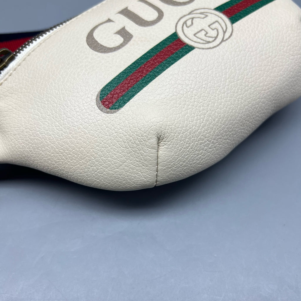 Gucci White Sling Bag