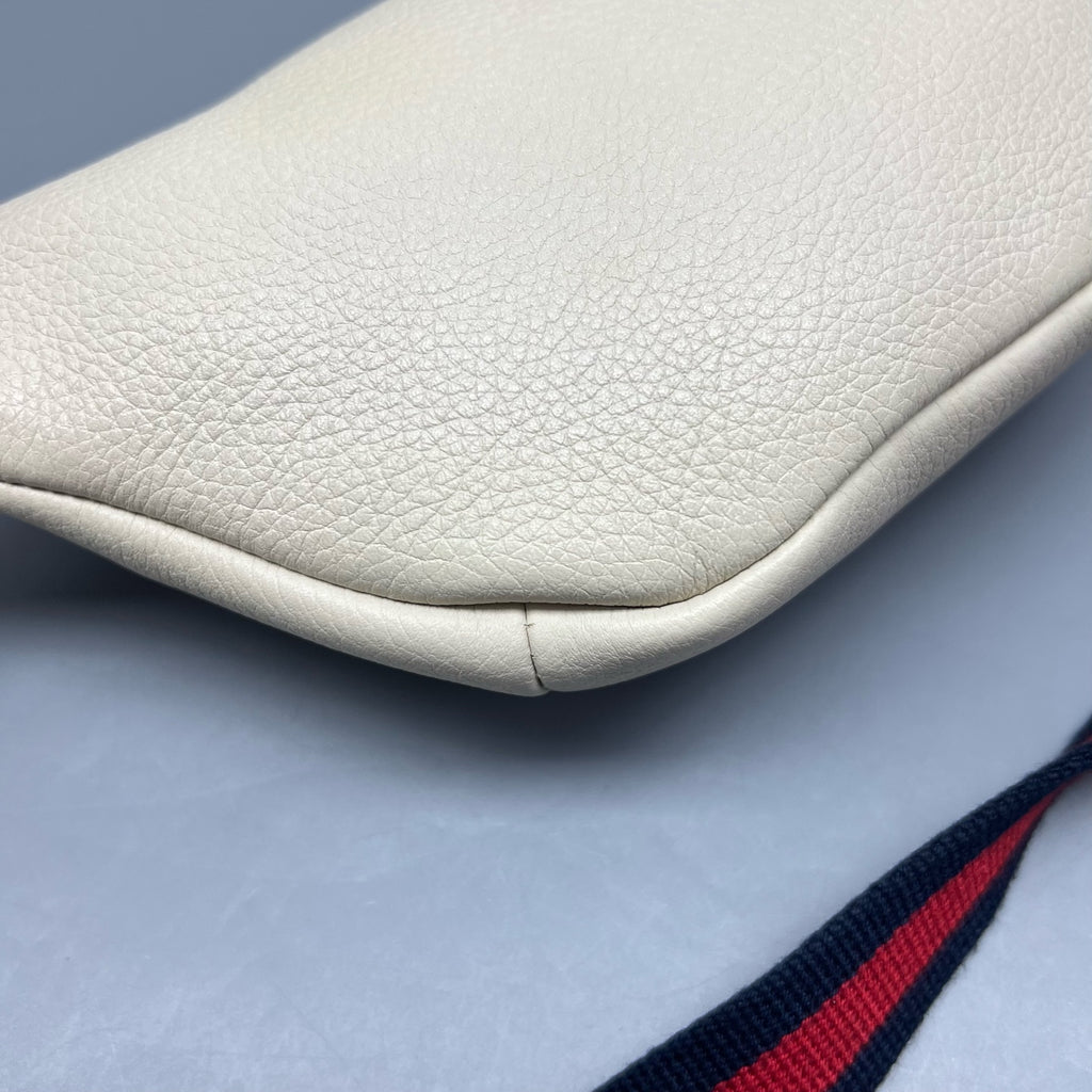 Gucci White Sling Bag