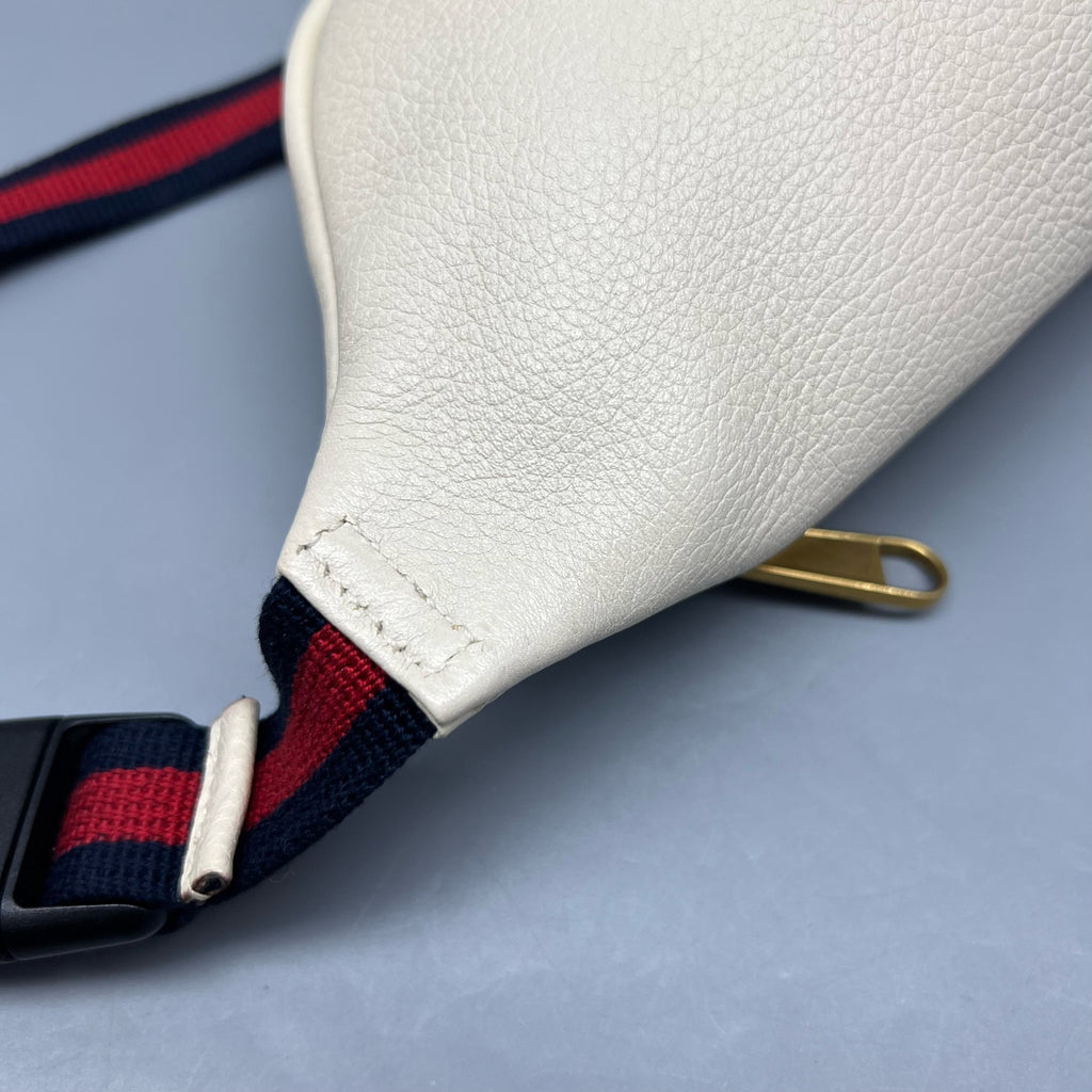 Gucci White Sling Bag