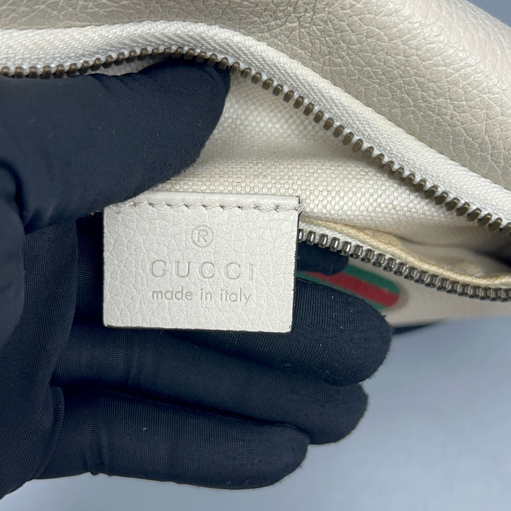 Gucci White Sling Bag
