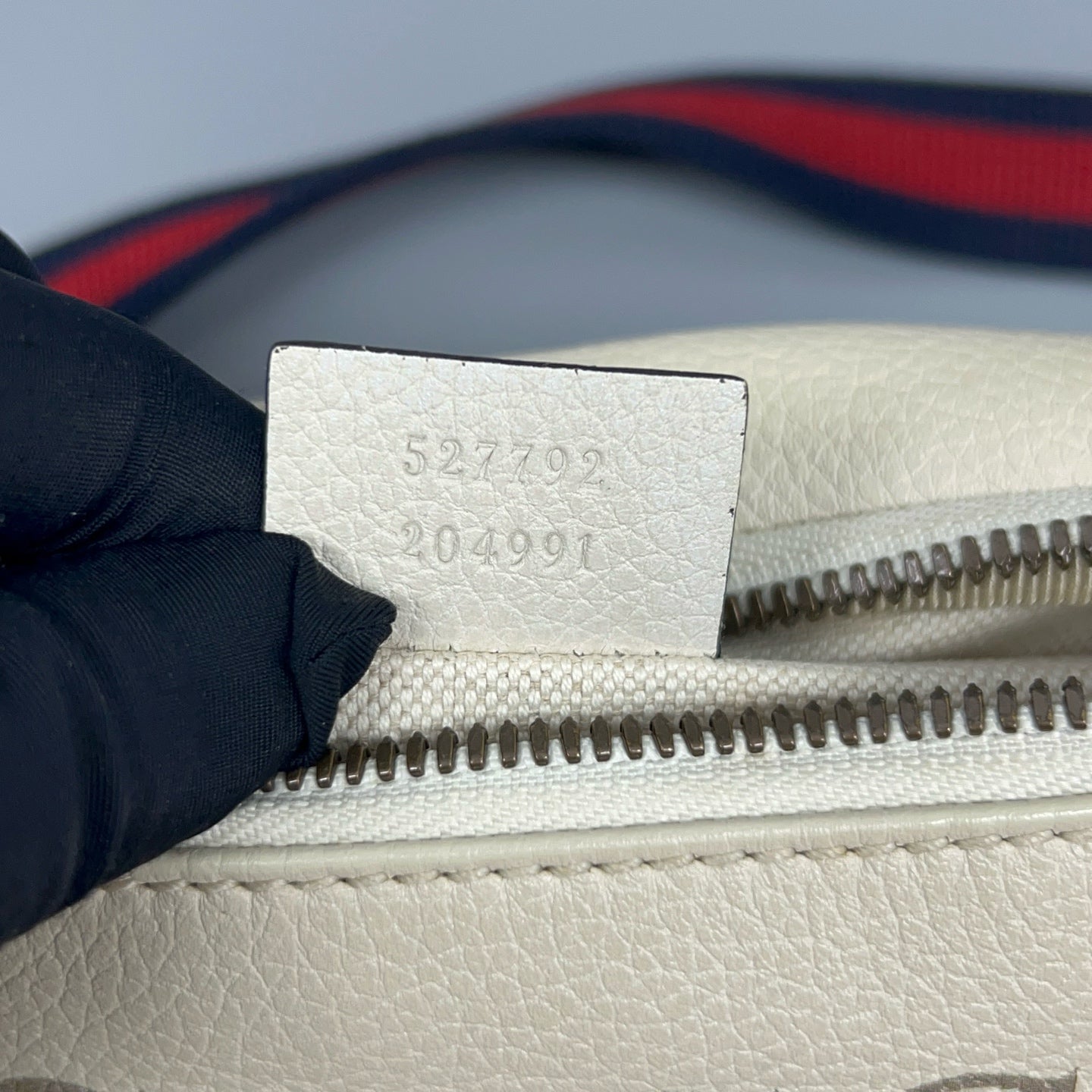 Gucci White Sling Bag