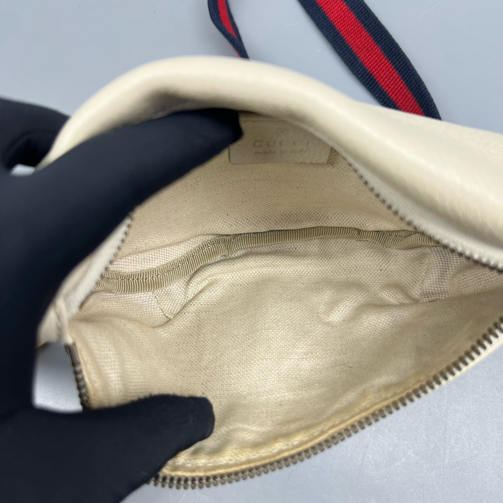 Gucci White Sling Bag