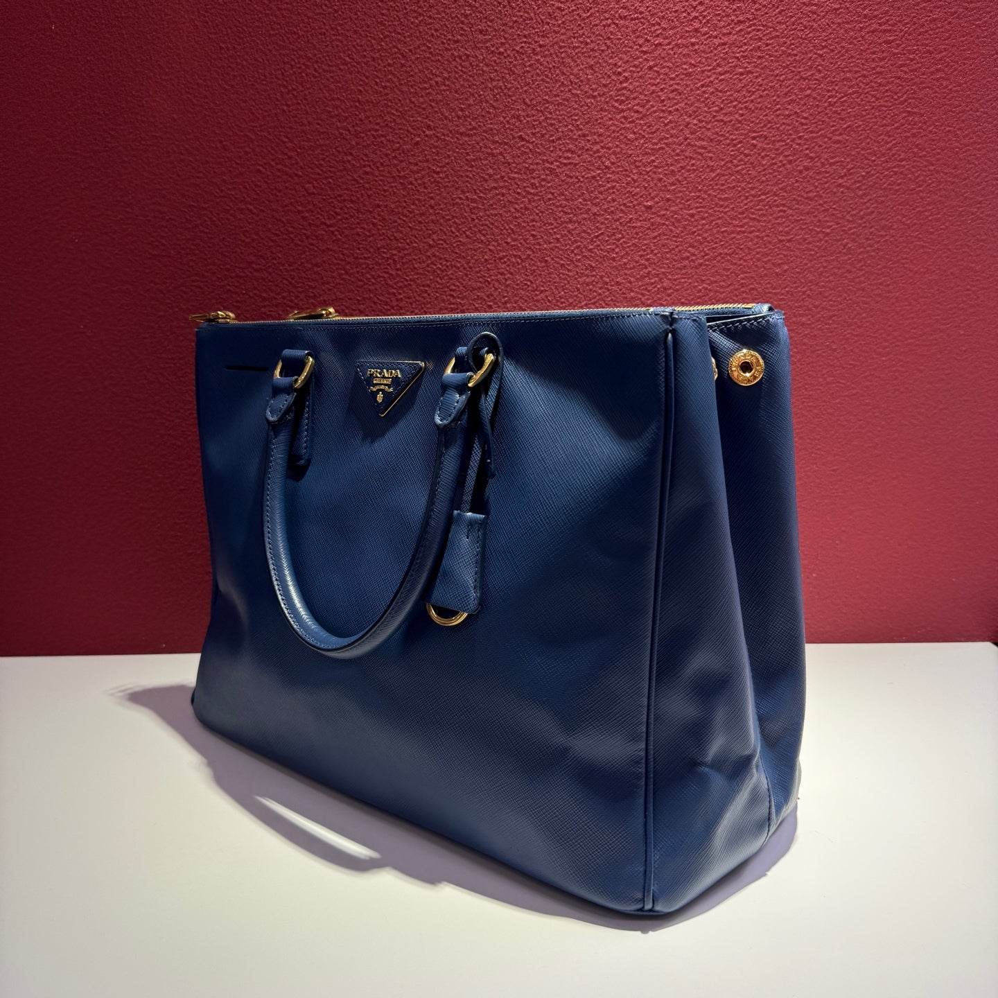 Prada Blue Tote