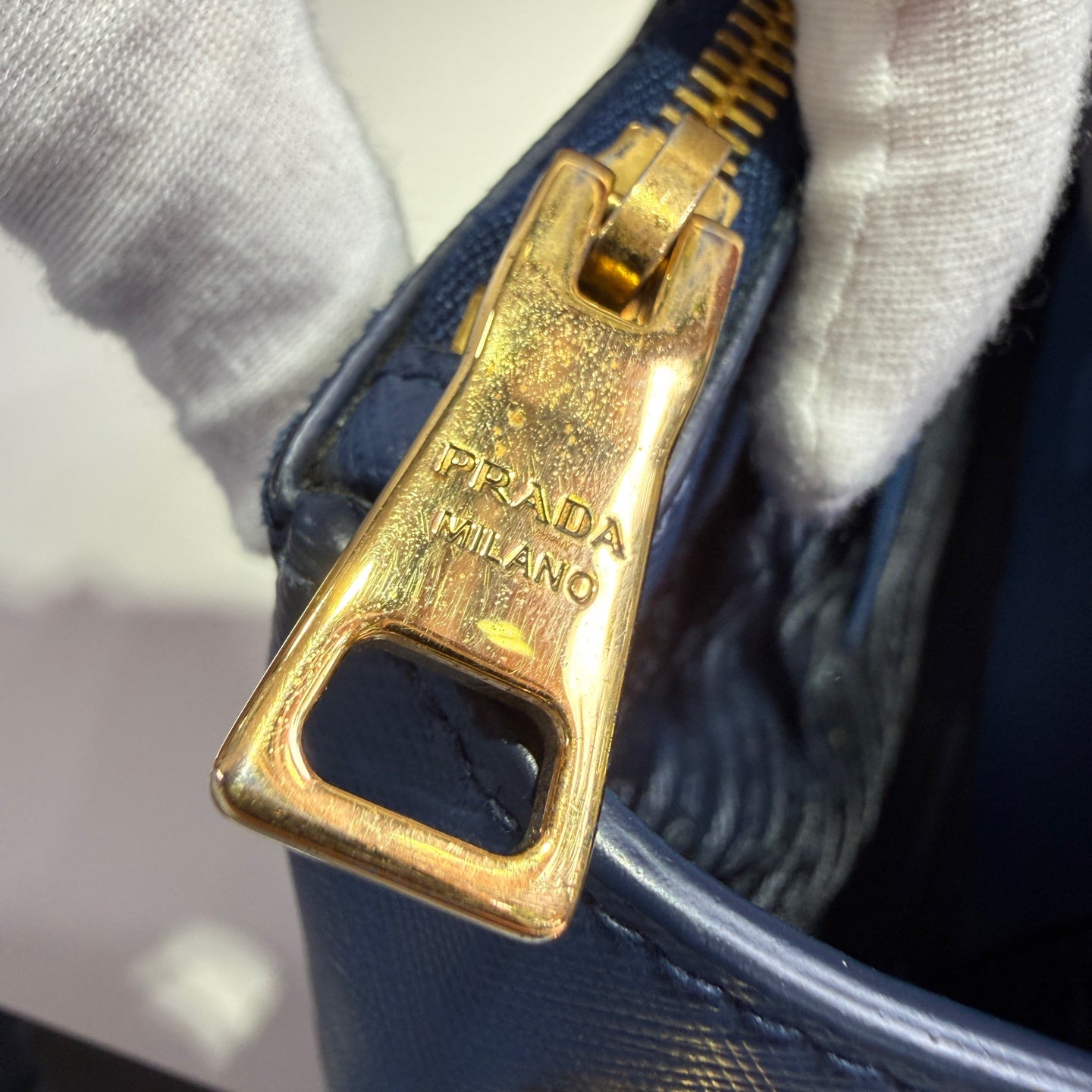 Prada Blue Tote