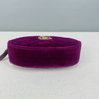 Gucci GG MARMONT Velvet Purple Sling Bag 476434-9FRDT-1000