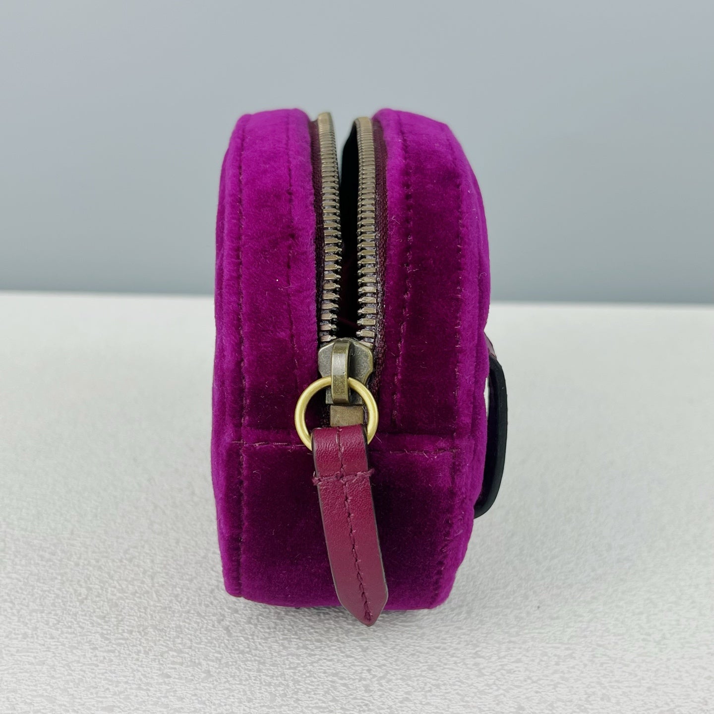 Gucci GG MARMONT Velvet Purple Sling Bag 476434-9FRDT-1000