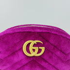 Gucci GG MARMONT Velvet Purple Sling Bag 476434-9FRDT-1000