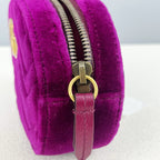 Gucci GG MARMONT Velvet Purple Sling Bag 476434-9FRDT-1000