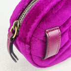 Gucci GG MARMONT Velvet Purple Sling Bag 476434-9FRDT-1000
