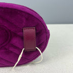 Gucci GG MARMONT Velvet Purple Sling Bag 476434-9FRDT-1000