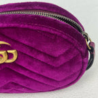 Gucci GG MARMONT Velvet Purple Sling Bag 476434-9FRDT-1000