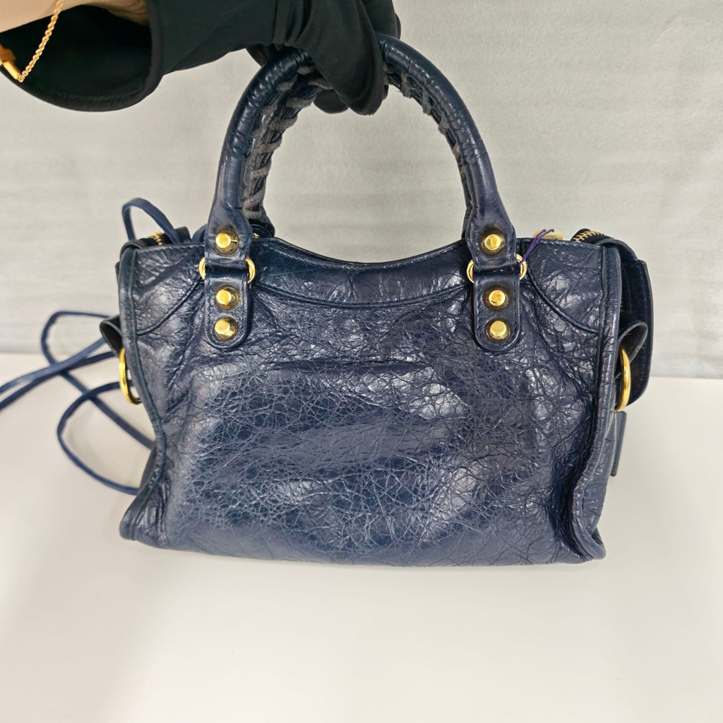 Balenciaga Navy Crossbody