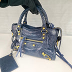 Balenciaga Navy Crossbody