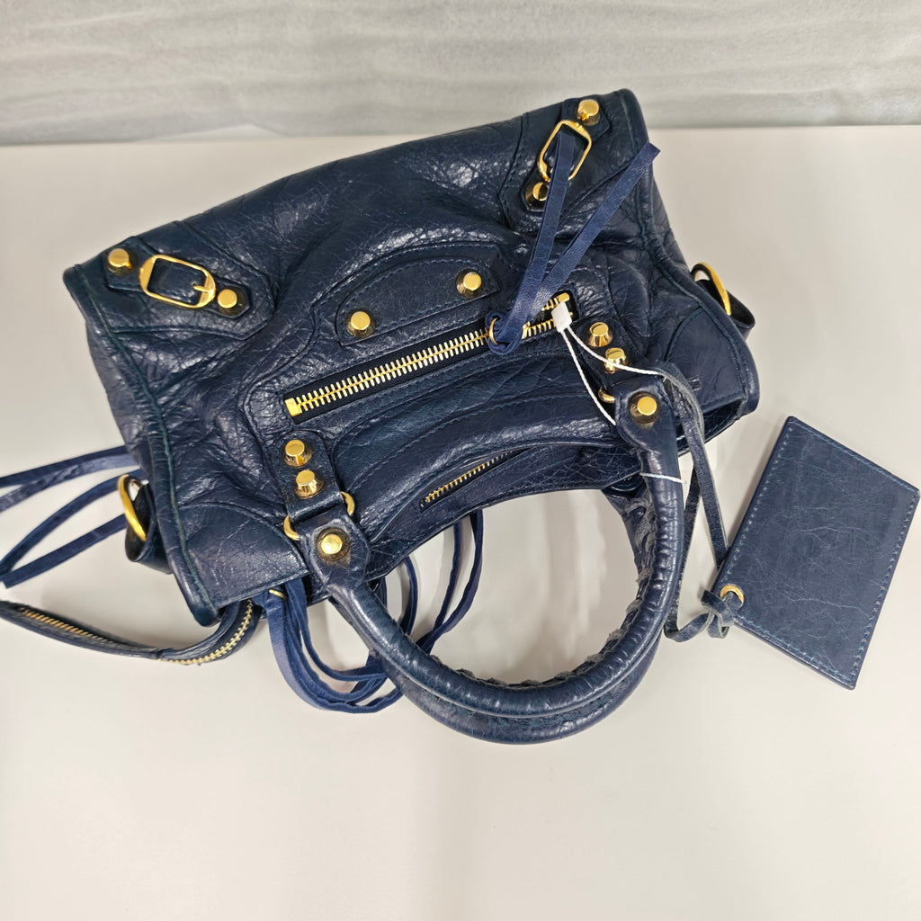 Balenciaga Navy Crossbody