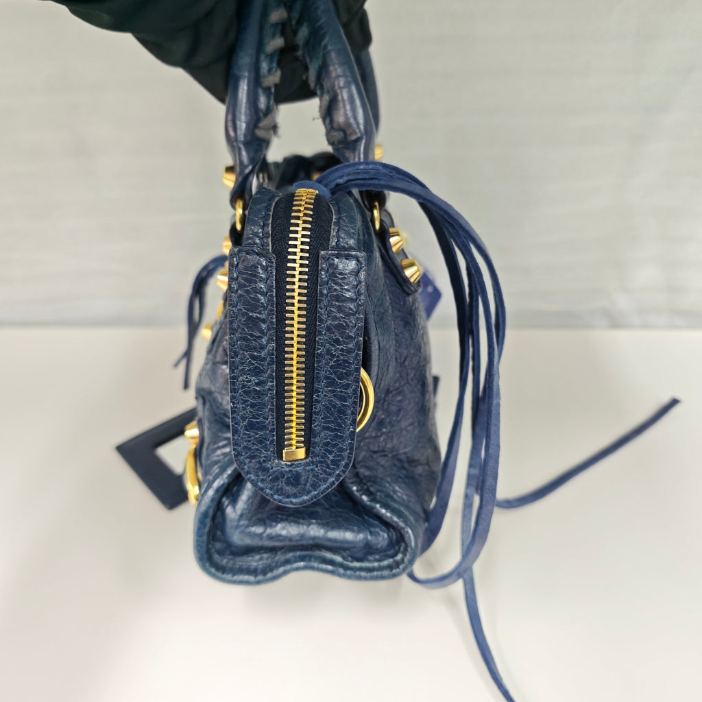 Balenciaga Navy Crossbody