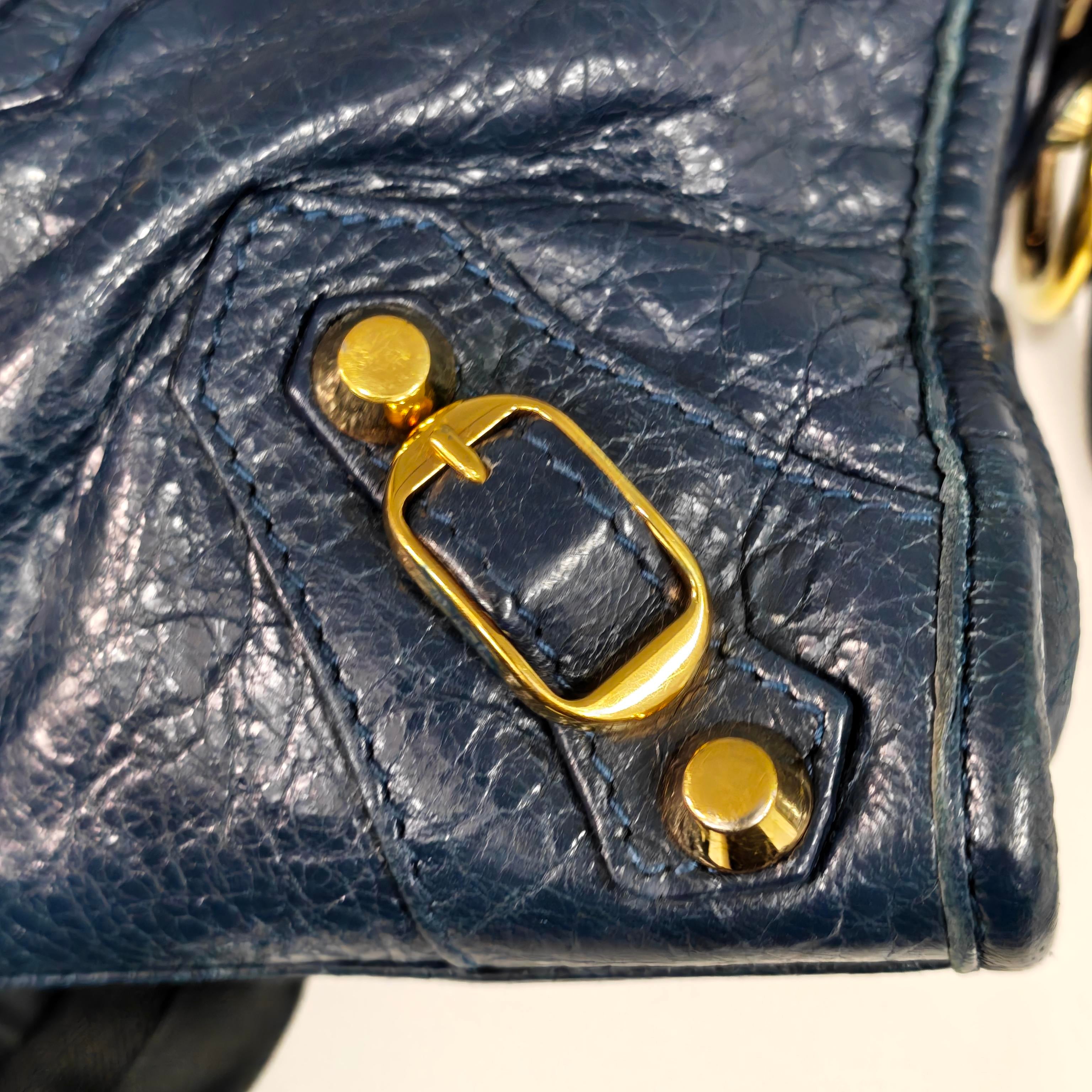 Balenciaga Navy Crossbody