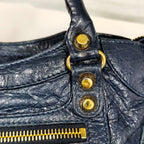 Balenciaga Navy Crossbody