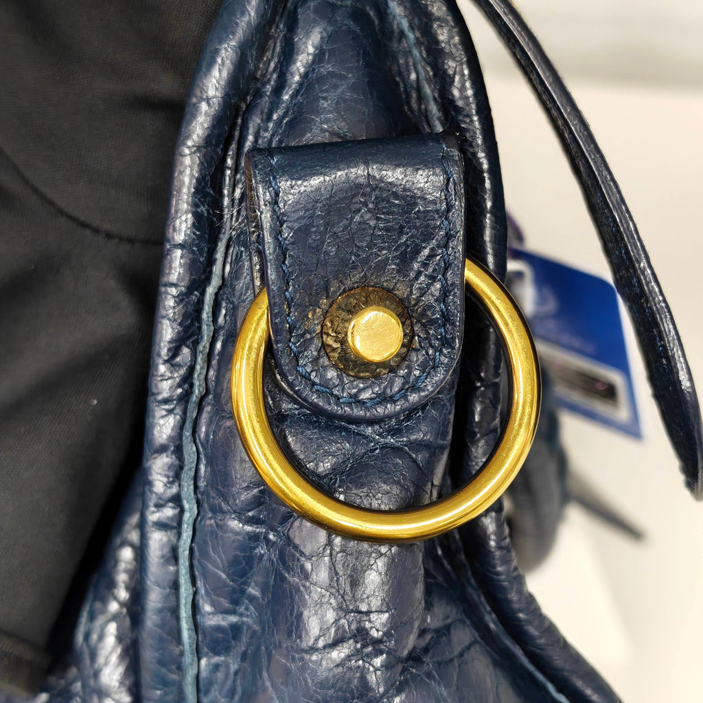 Balenciaga Navy Crossbody