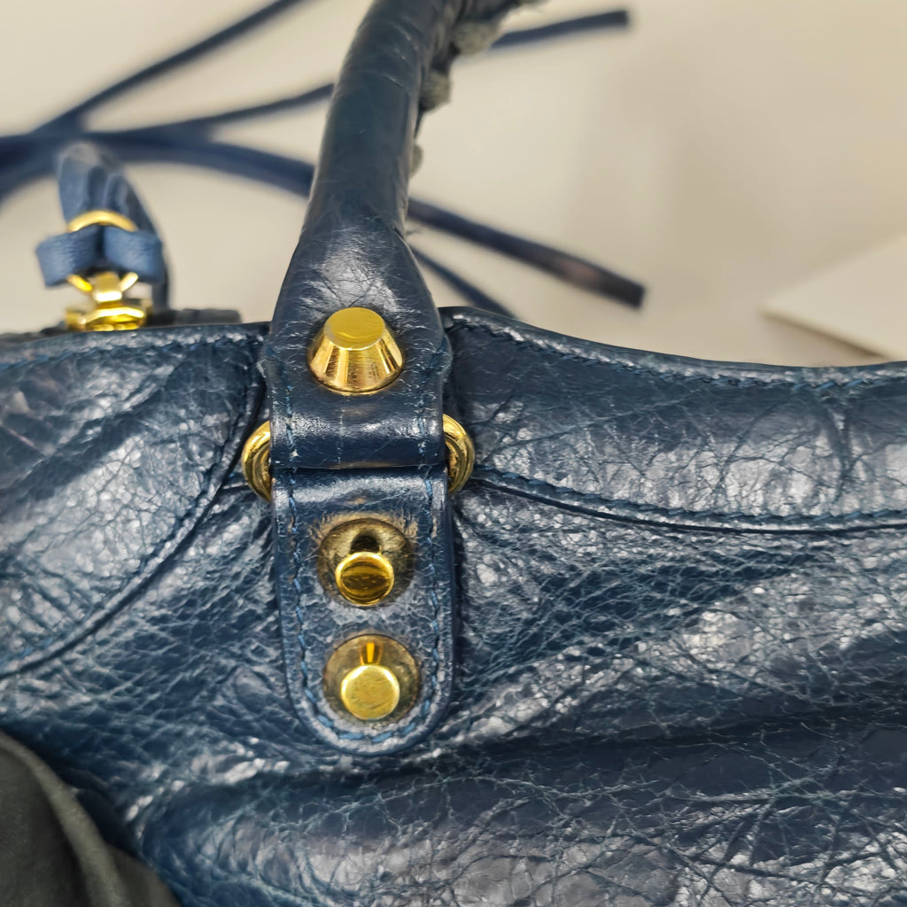 Balenciaga Navy Crossbody