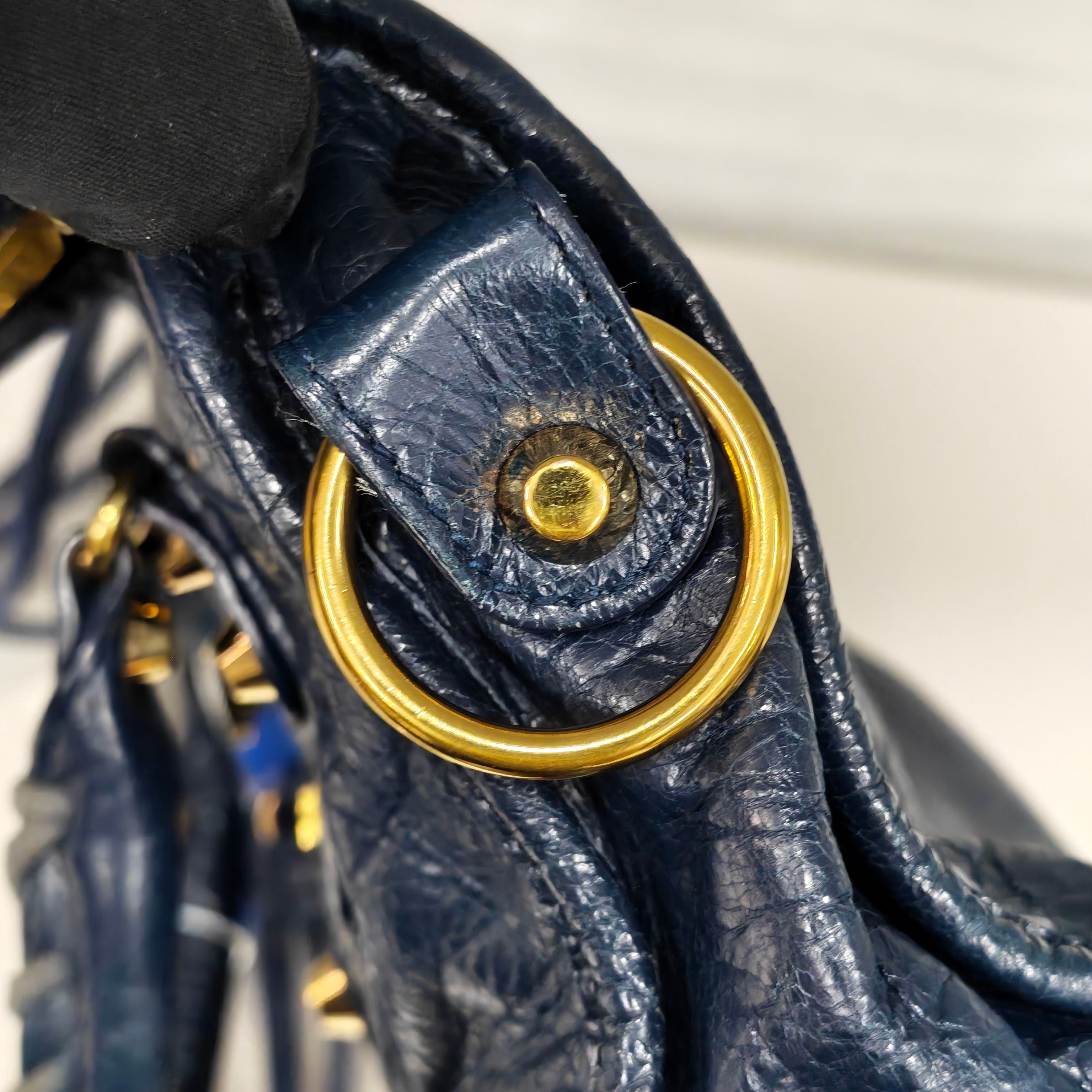 Balenciaga Navy Crossbody