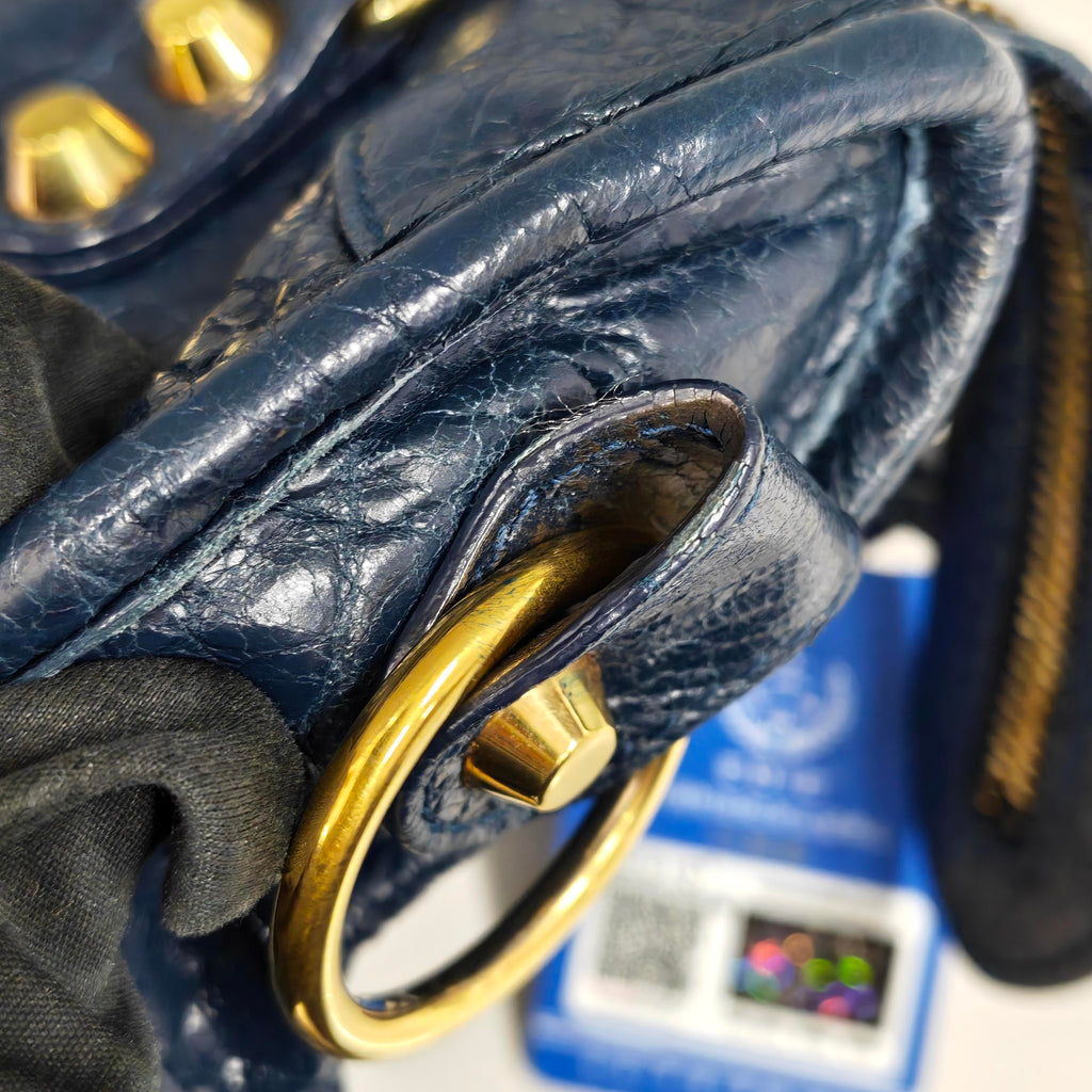Balenciaga Navy Crossbody