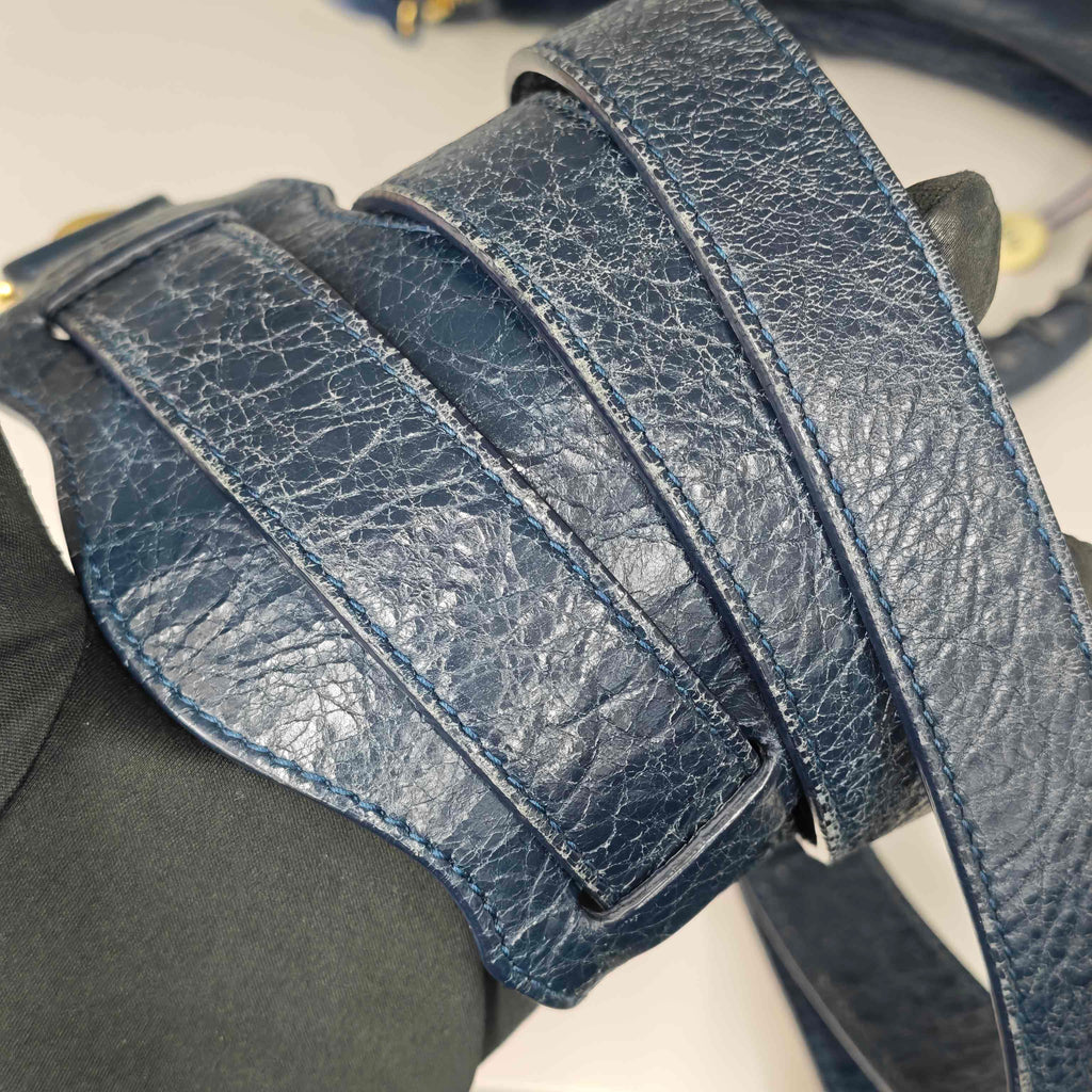Balenciaga Navy Crossbody