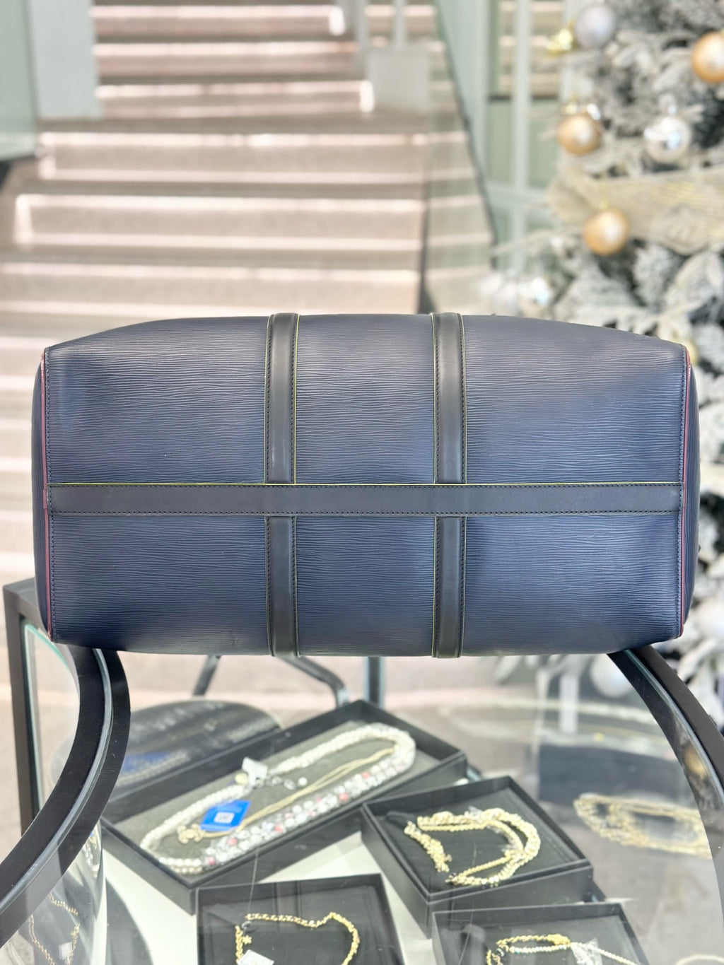 Louis Vuitton Blue Duffle M55149