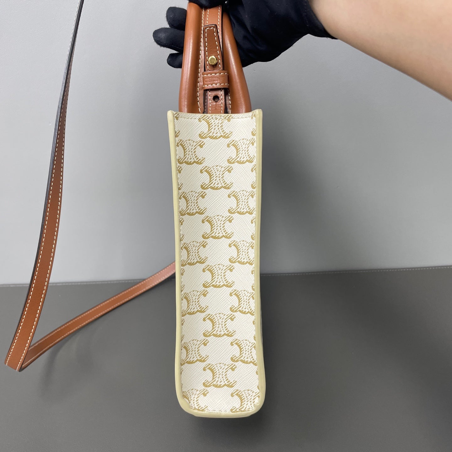 Celine White Tote