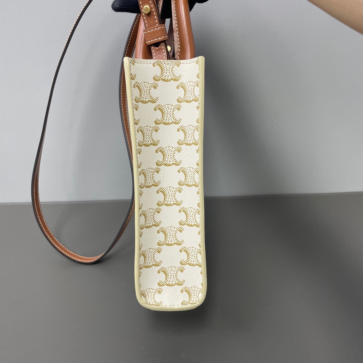Celine White Tote