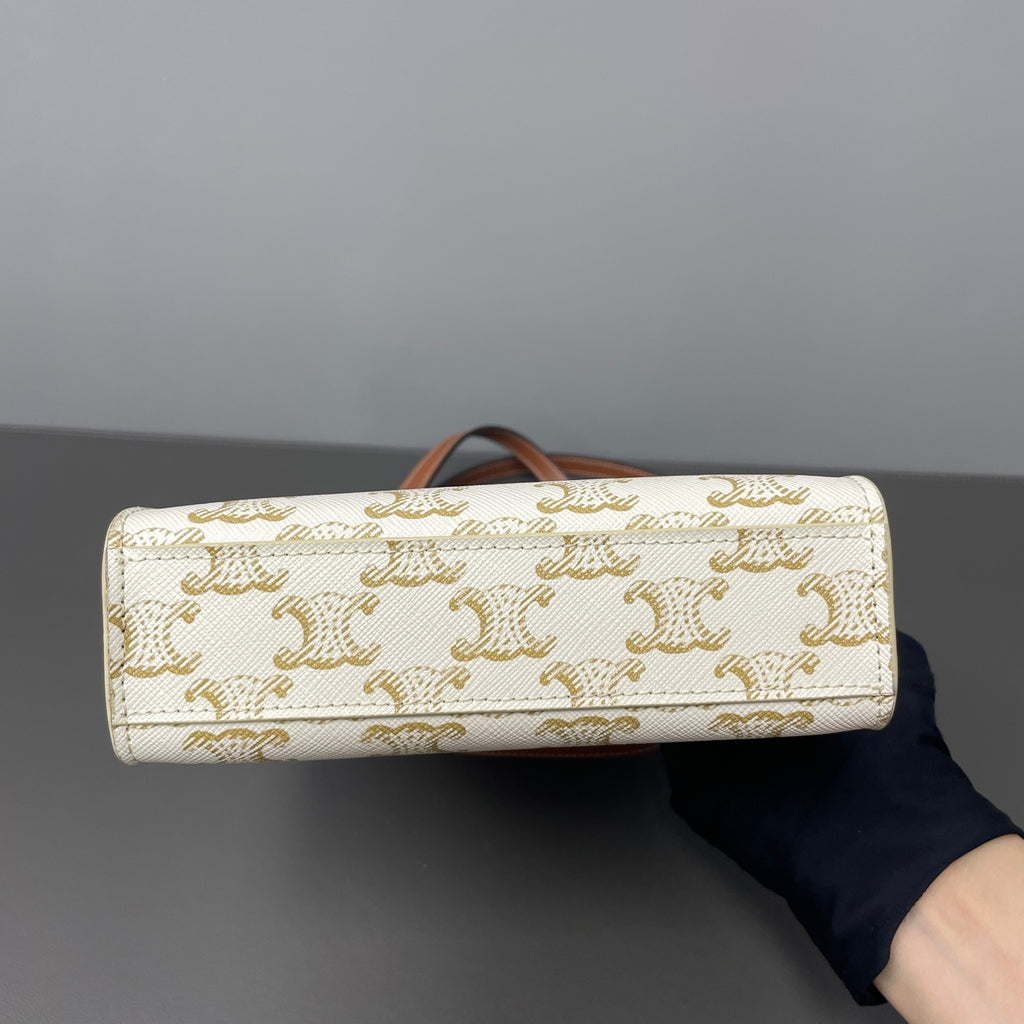 Celine White Tote