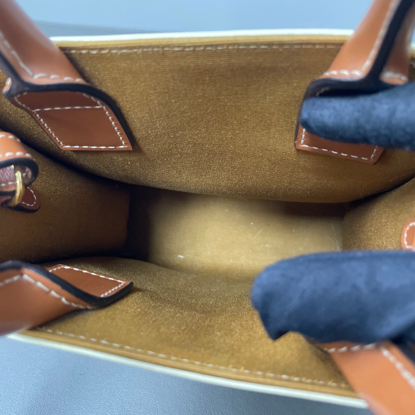 Celine White Tote