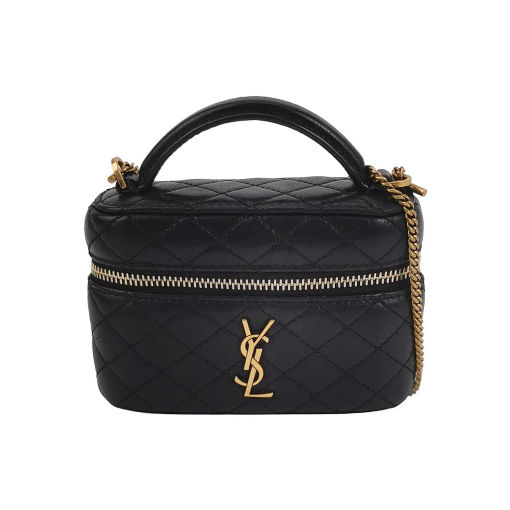 Saint laurent GABY Mini Lambskin Cosmetic Bag Crossbody 8192851EL071000