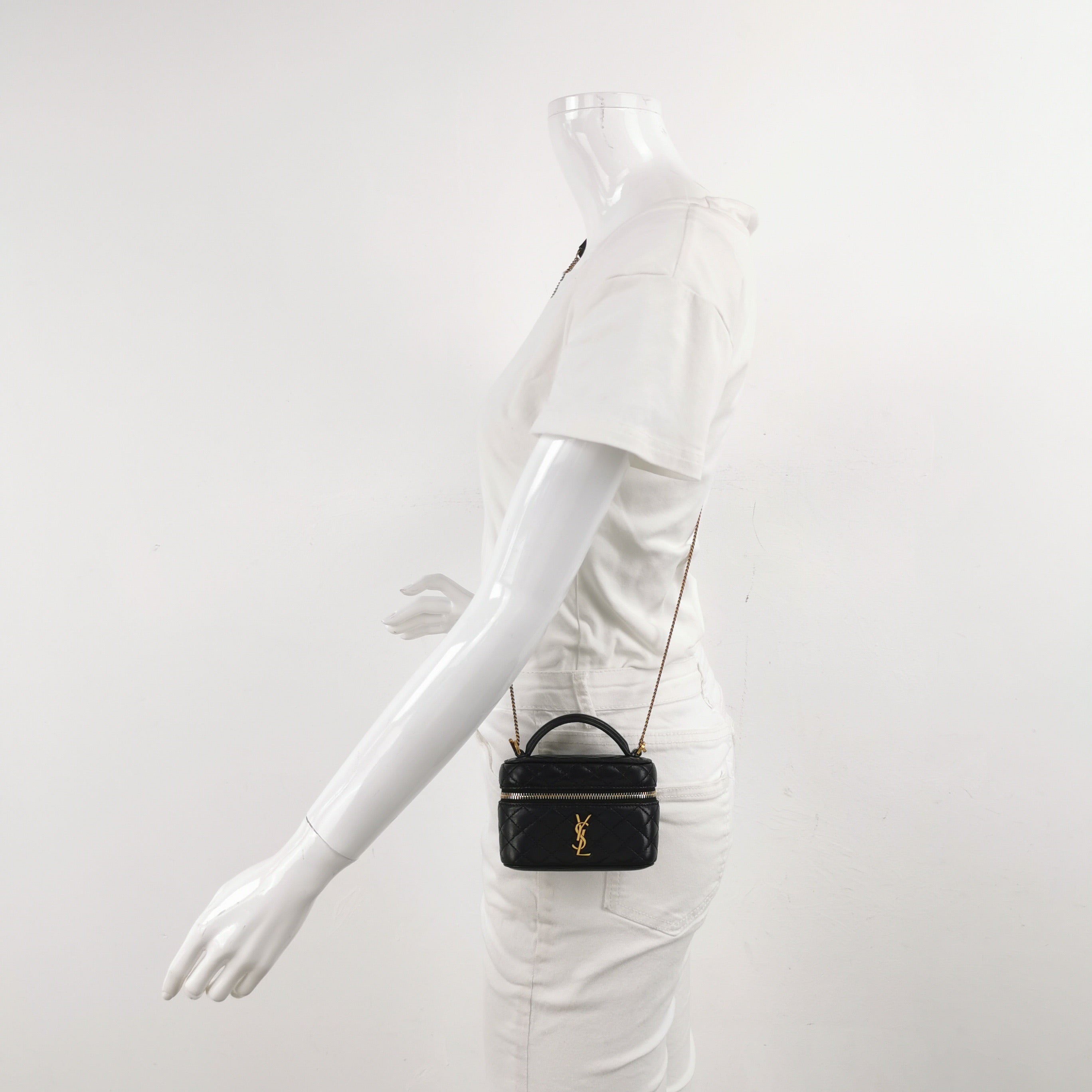 Saint laurent GABY Mini Lambskin Cosmetic Bag Crossbody 8192851EL071000
